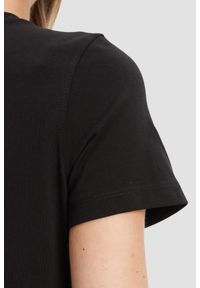 Guess - GUESS Czarny damski t-shirt Pearls Love, Rozmiar M. Kolor: czarny #4