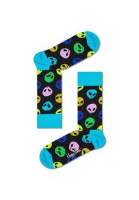 Happy-Socks - Happy Socks Zestaw 2 par wysokich skarpet unisex XZIP02-0200 Kolorowy. Materiał: materiał, bawełna. Wzór: kolorowy #2