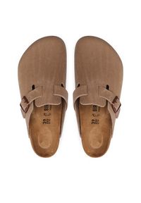 Birkenstock Klapki Boston Bs 960811 Beżowy. Kolor: beżowy. Materiał: skóra, nubuk #6