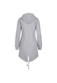 BUILD YOUR BRAND - Parka Dresowa Dla Kobiet. Kolor: szary. Materiał: dresówka