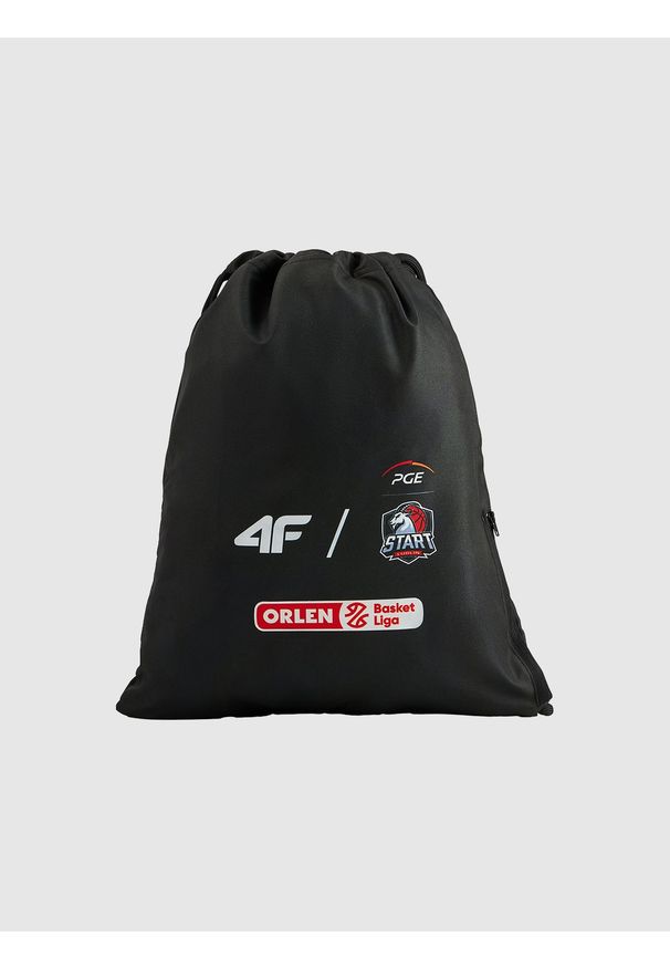 4f - 4F Plecak-worek 4F x Start Lublin 2025/26 - czarny Uniwersalny. Kolor: czarny. Wzór: nadruk. Styl: casual, sportowy
