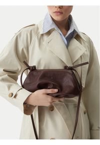 BALAGAN - Balagan Torebka Plis M Brązowy ciemny. Kolor: brązowy. Materiał: skórzane #1