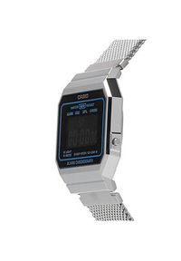 Casio Zegarek A700WEMS-1BEF Srebrny. Kolor: srebrny