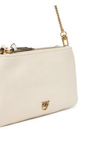 Pinko - PINKO Torebka Double Mini Al 25-26 PLTT 105359 A0QO Biały. Kolor: biały. Materiał: skórzane #2