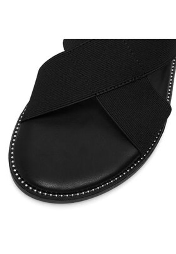 Jenny Fairy Sandały JD23-0417 Czarny. Kolor: czarny. Materiał: materiał