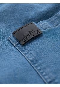 Ombre Clothing - Jeansowe szorty męskie z podwinięta nogawką - jasnoniebieskie V1 OM-SRDS-0161 - XXL. Kolor: niebieski. Materiał: jeans. Sezon: lato. Styl: klasyczny, elegancki #11