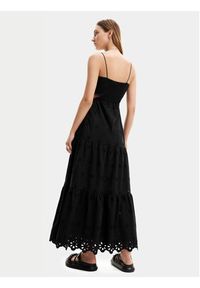 Desigual Sukienka letnia Malver 24SWVW12 Czarny Regular Fit. Kolor: czarny. Materiał: bawełna. Sezon: lato