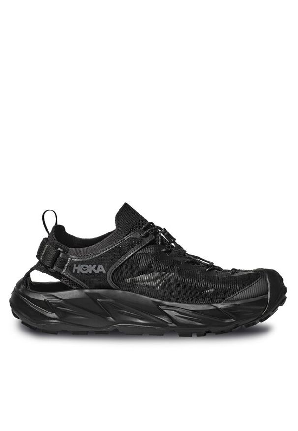 HOKA - Hoka Sandały Hopara 2 1147650 Czarny. Kolor: czarny. Materiał: materiał