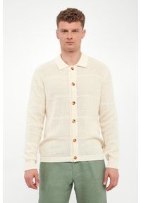 Liu Jo - Kardigan męski lniany LIU JO. Materiał: len #3