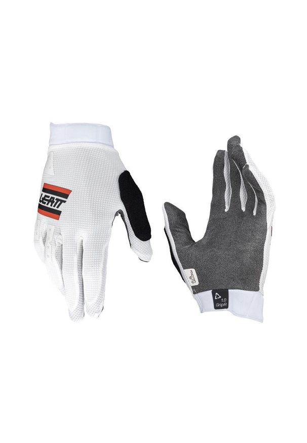 Rękawice rowerowe LEATT Glove MTB 1.0 GripR. Kolor: biały