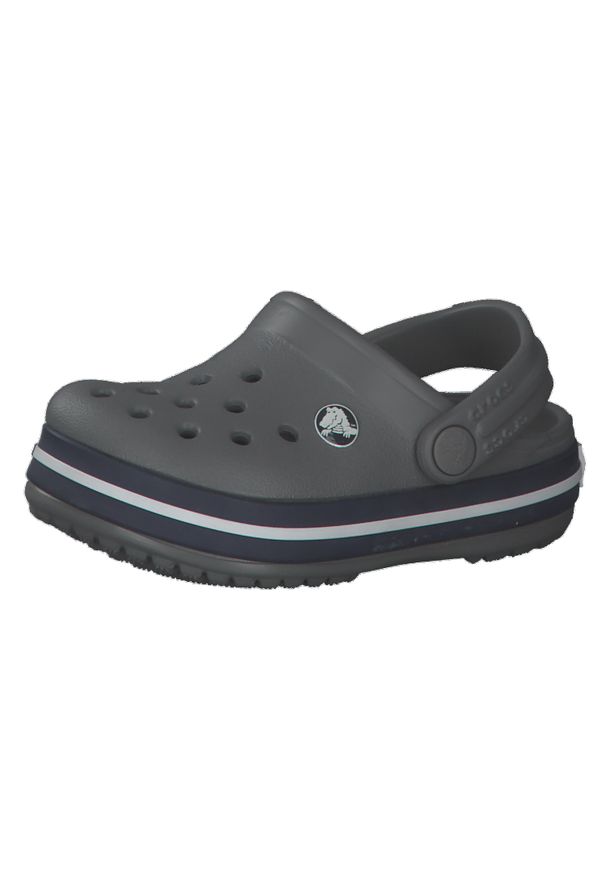 Buty do chodzenia niemowlęce Crocs Crocband Clog. Kolor: szary. Materiał: materiał, syntetyk. Styl: sportowy