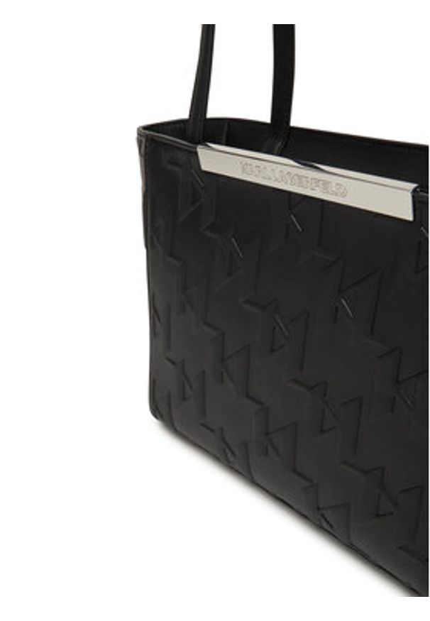 Karl Lagerfeld - KARL LAGERFELD Torebka A2W30026 Czarny. Kolor: czarny. Materiał: skórzane