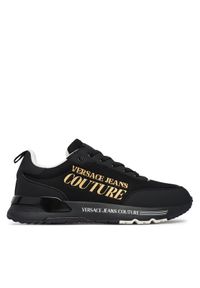 Versace Jeans Couture Sneakersy 80YA3SA5 Czarny. Kolor: czarny. Materiał: materiał #1