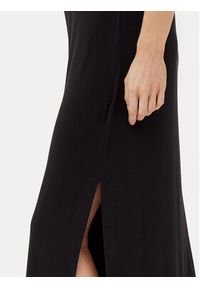 Liu Jo Beachwear Sukienka codzienna VA5134 JS360 Czarny Regular Fit. Okazja: na co dzień. Kolor: czarny. Materiał: wiskoza. Typ sukienki: proste. Styl: casual #5