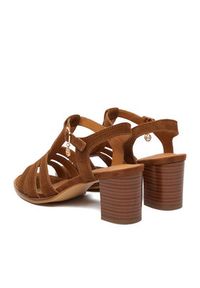 Lasocki Sandały CEO-25F531-4 Brązowy. Kolor: brązowy. Materiał: zamsz, skóra #5