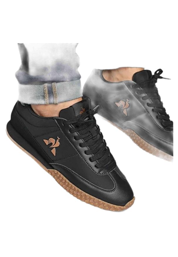Tenisówki Le Coq Sportif Model Veloce I Kolor Czarny. Kolor: czarny. Materiał: tkanina, skóra