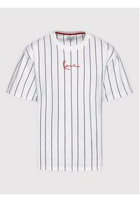 Karl Kani T-Shirt Signature Pinstripe 6030152 Biały Regular Fit. Kolor: biały. Materiał: bawełna #3