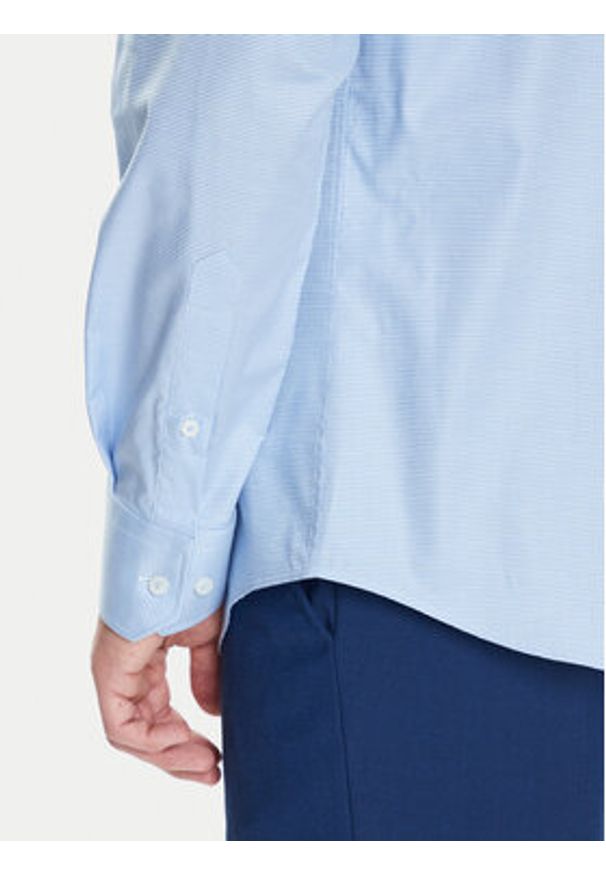 BOSS Koszula H-Joe 50519887 Błękitny Regular Fit. Kolor: niebieski. Materiał: bawełna