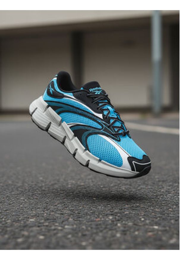 Reebok Buty do biegania EO-ZIG HYPNOTICA 100238014 Niebieski. Kolor: niebieski. Materiał: materiał