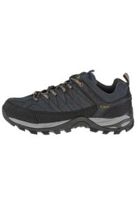 Buty trekkingowe męskie CMP Rigel. Zapięcie: sznurówki. Kolor: niebieski. Materiał: tkanina, materiał, skóra, syntetyk. Szerokość cholewki: normalna