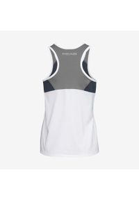 Head - Koszulka bez rękawów dla dziewczynek CLUB 22 Tank Top. Kolor: biały. Materiał: jersey, poliester, materiał. Długość rękawa: bez rękawów