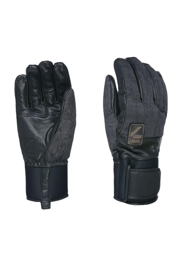 Rękawice snowboardowe męskie Level Rover. Kolor: szary, wielokolorowy, czarny. Sezon: zima. Sport: snowboard