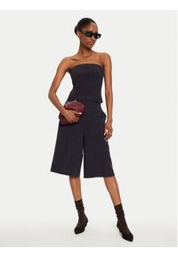 Herskind Top Cosima 5254519 Granatowy Slim Fit. Kolor: niebieski. Materiał: syntetyk #3