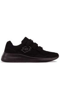 LOTTO - Buty unisex Lotto Connect VL OC 2400361U-1119 - czarne. Zapięcie: rzepy. Kolor: czarny. Materiał: tkanina, materiał, guma. Szerokość cholewki: normalna