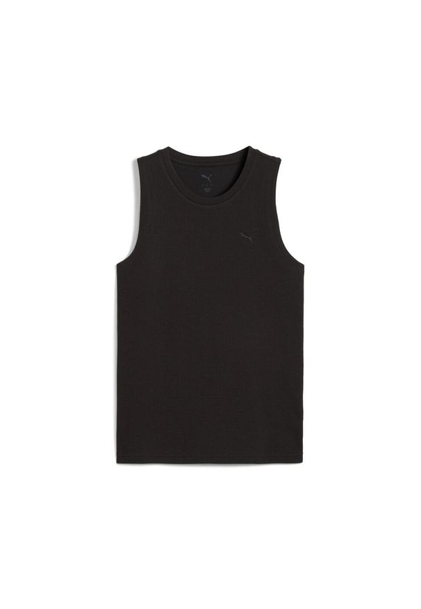 Podkoszulek Puma Her Tank Top, Kobiety. Kolor: czarny. Materiał: bawełna, materiał