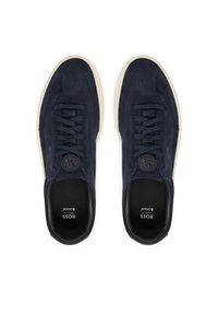 BOSS Sneakersy Kieran 50554611 Granatowy. Kolor: niebieski. Materiał: zamsz, skóra #3