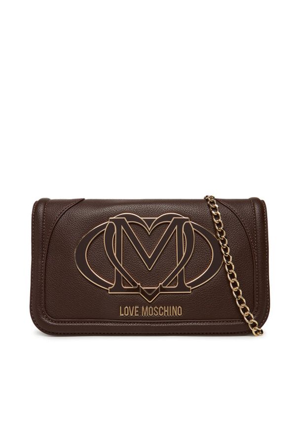 Love Moschino - LOVE MOSCHINO Torebka JC4010PP1NLG0301 Brązowy. Kolor: brązowy. Materiał: skórzane