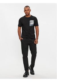 Calvin Klein Chinosy Modern K10K112383 Czarny Tapered Fit. Kolor: czarny. Materiał: bawełna #3