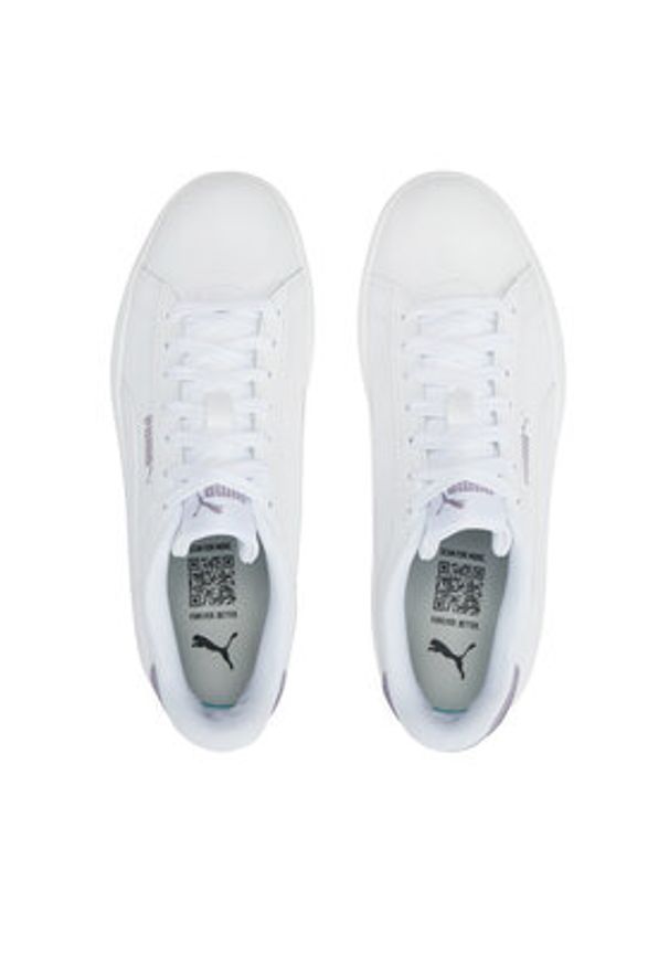 Puma Sneakersy Puma Smash 3.0 L 390987 23 Biały. Kolor: biały. Materiał: skóra