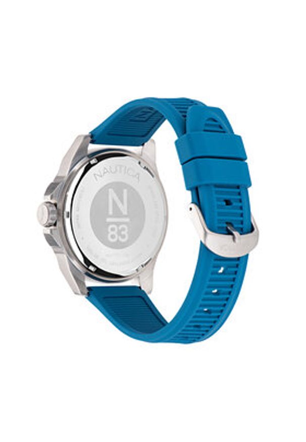 Nautica Zegarek NAPTBS402 Niebieski. Kolor: niebieski. Materiał: syntetyk