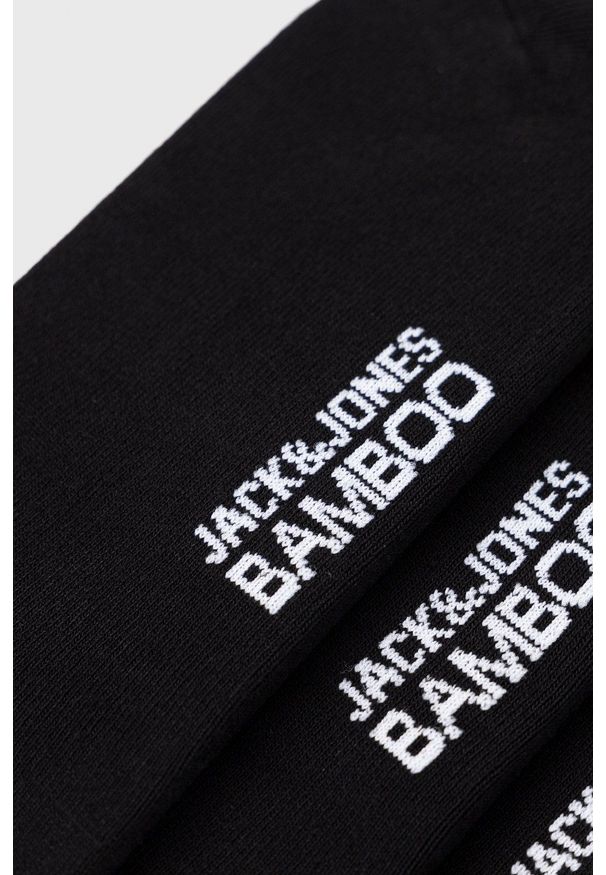 Jack & Jones skarpetki (5-pack) męskie kolor czarny. Kolor: czarny. Materiał: bawełna