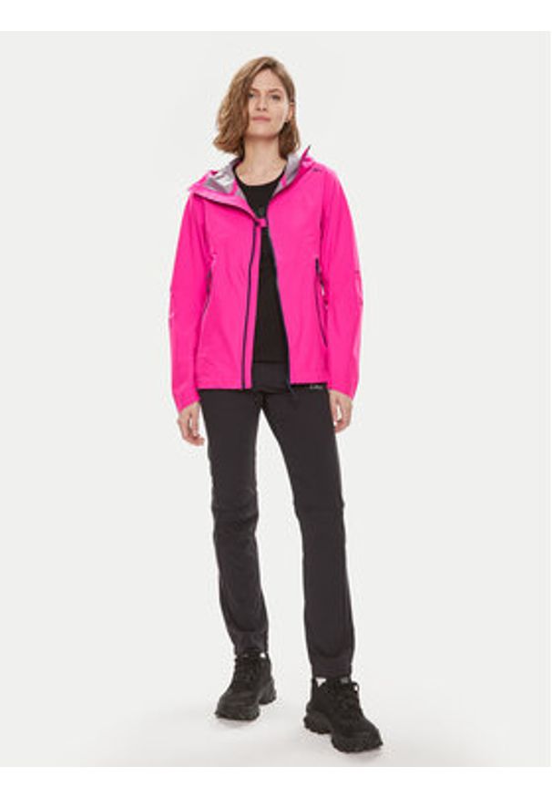 CMP Kurtka przeciwdeszczowa 34Z6516 Różowy Regular Fit. Kolor: różowy. Materiał: syntetyk