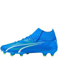 Buty piłkarskie Puma Ultra Pro FG/AG M 107422 03 niebieskie. Kolor: niebieski. Materiał: dzianina. Szerokość cholewki: normalna. Sport: piłka nożna #2