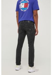 Tommy Jeans jeansy SCANTON CE176 męskie. Kolor: czarny