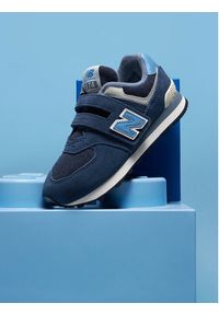 New Balance Sneakersy PV574ND1 Granatowy. Kolor: niebieski. Materiał: zamsz, skóra. Model: New Balance 574 #2