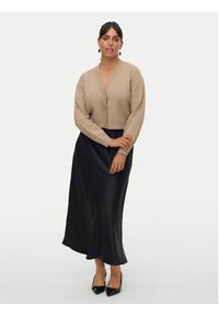 Vero Moda Kardigan Gold Art 10332210 Beżowy Regular Fit. Kolor: beżowy. Materiał: syntetyk #3