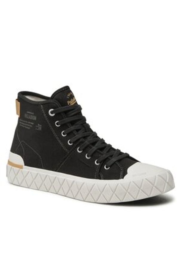 Palladium Trampki PALL ACE CHUKKA WW Czarny. Kolor: czarny. Materiał: materiał