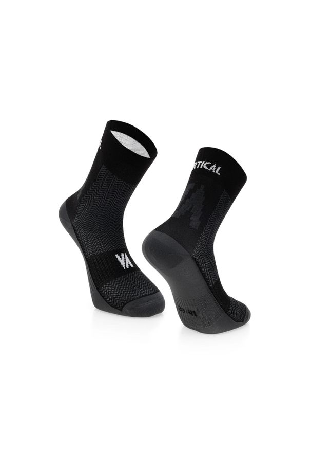 VERTICAL - Skarpetki wysokie, podwójne Vertical. Kolor: czarny