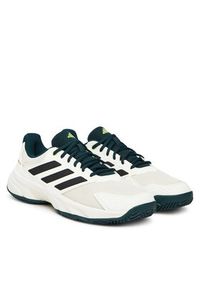 Adidas - adidas Buty do tenisa CourtJam Control 3 Clay JH5137 Biały. Kolor: biały. Materiał: materiał. Sport: tenis