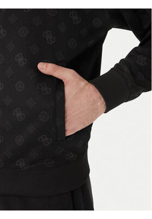 Guess Bluza Z6GQ07 K2849 Czarny Relaxed Fit. Kolor: czarny. Materiał: syntetyk