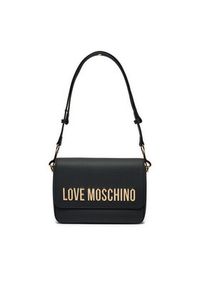 Love Moschino - LOVE MOSCHINO Torebka JC4023PP1LKD0000 Czarny. Kolor: czarny. Materiał: skórzane