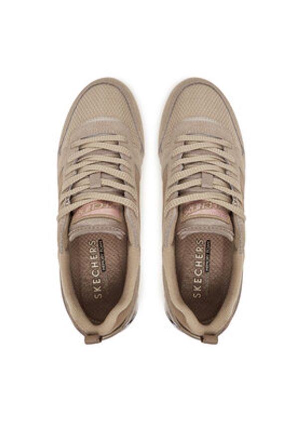 skechers - Skechers Sneakersy Og 85-Goldn Gurl 111/NAT Beżowy. Kolor: beżowy. Materiał: materiał