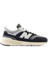 Buty dziecięce New Balance GR997RHC – czarne. Okazja: na uczelnię, na co dzień. Kolor: czarny. Materiał: guma