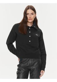 Calvin Klein Jeans Bluza J20J222550 Czarny Regular Fit. Kolor: czarny. Materiał: bawełna #1