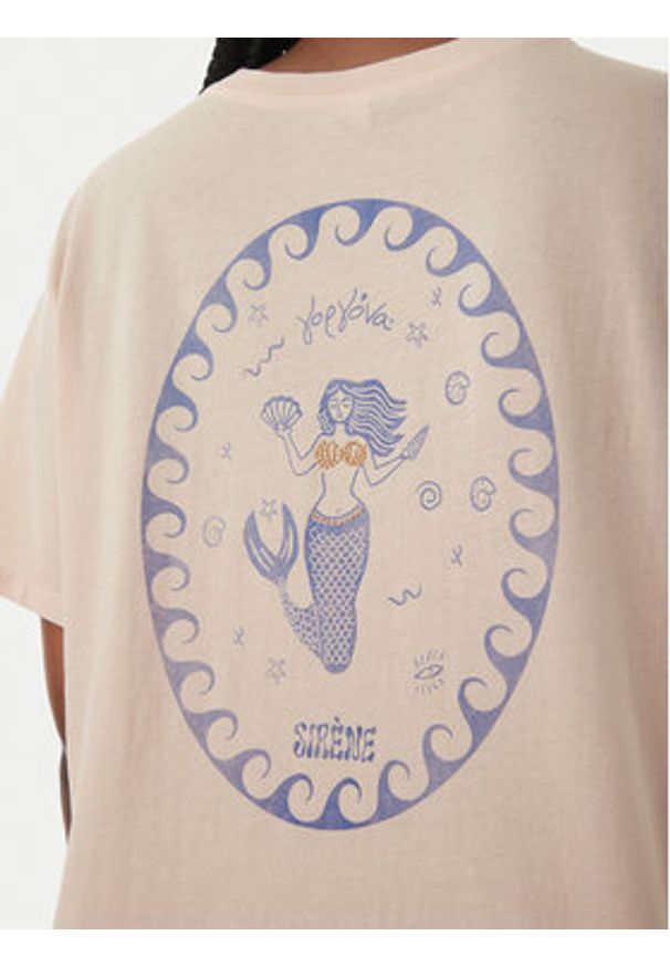 only - ONLY T-Shirt Celine 15374989 Różowy jasny Regular Fit. Kolor: różowy. Materiał: bawełna