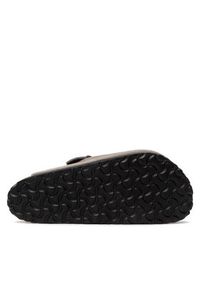 Birkenstock Kapcie Boston 1017650 Szary. Kolor: szary. Materiał: welur, skóra #3